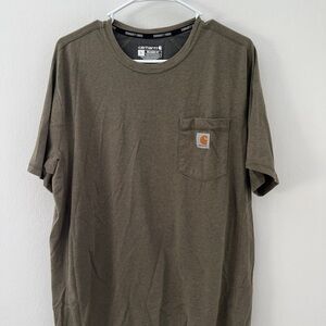 Carhartt Men's Green Pocket Tee